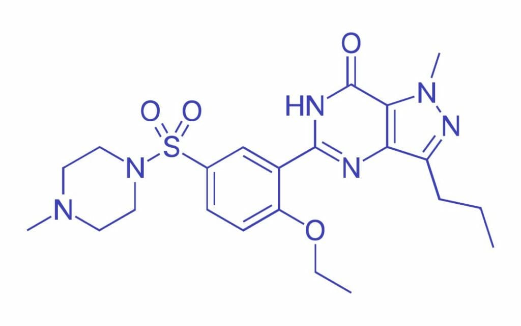 sildenafil moleculen