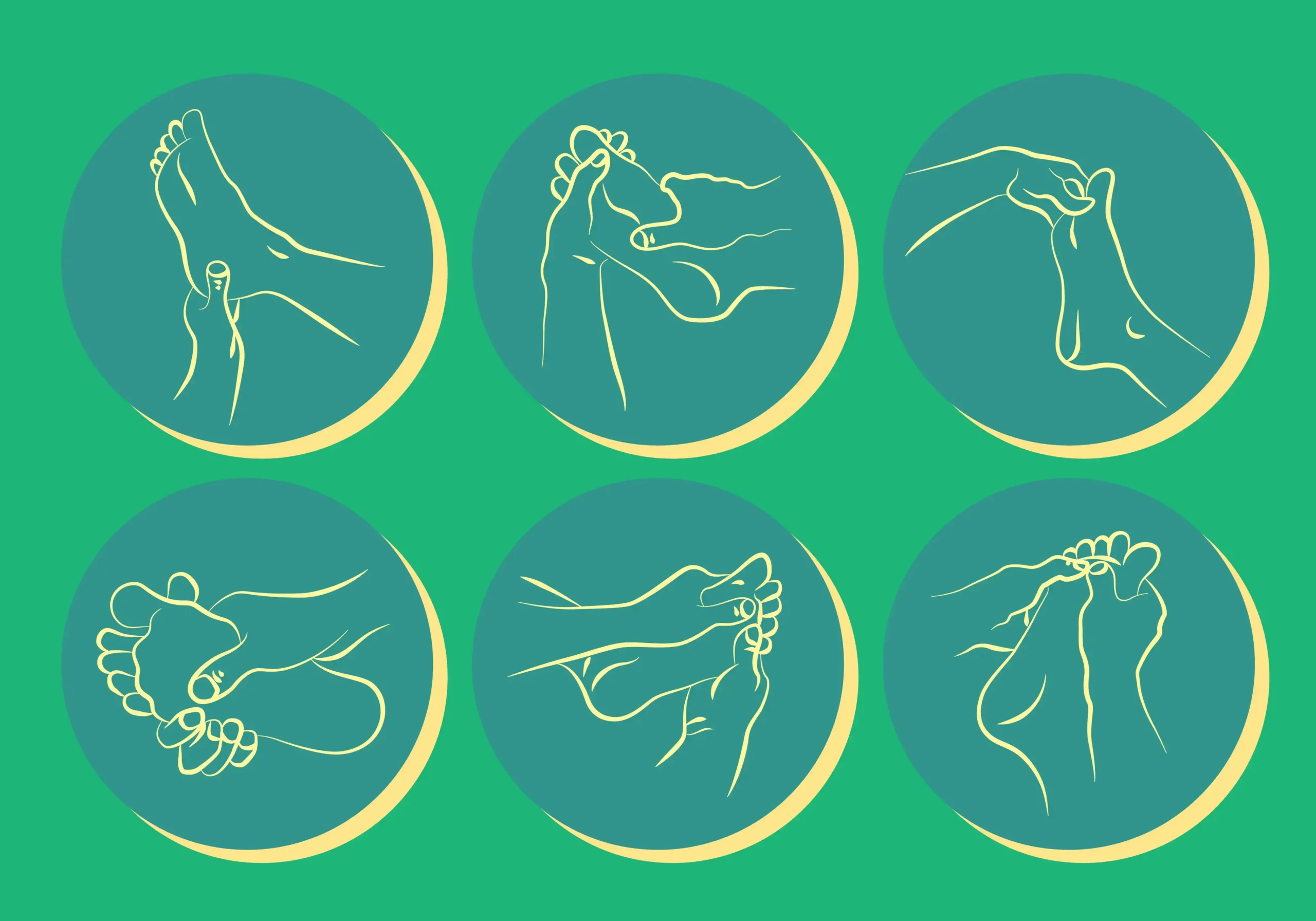 Infographic voetmassage seks voorspel