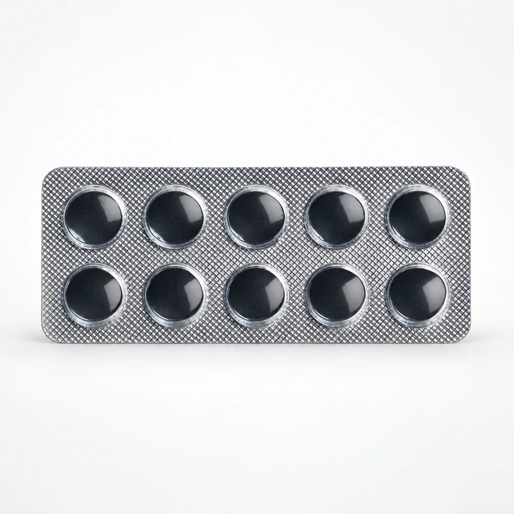Cenforce 200 mg sildenafil tabletten, voorkant van de blisterstrip